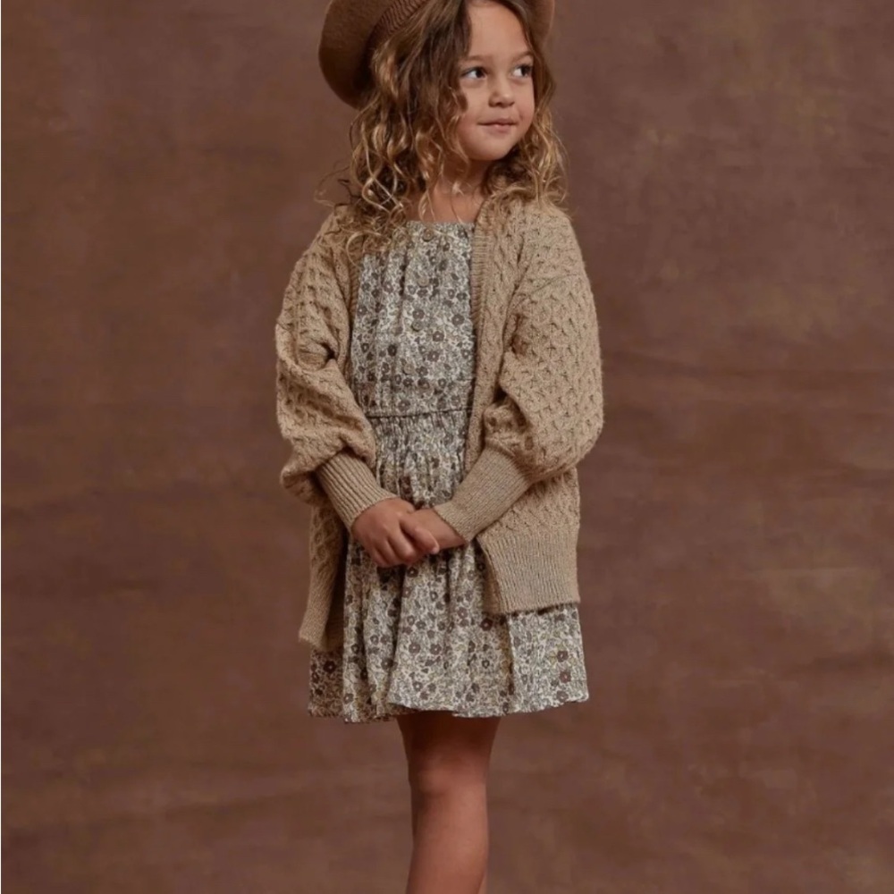 Rylee + Cru Cozy Brown 100% Wool Beret - Picture 2 of 5
